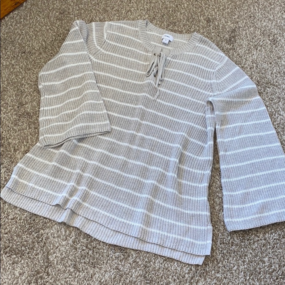 🌟 striped knit tunic sweater 🌟